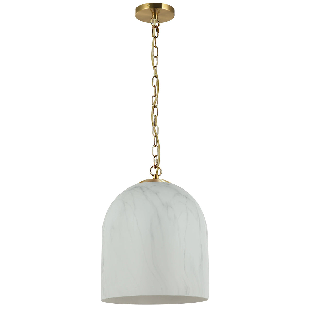 Dainolite 1 Light Pendant AGB Aged Brass PRC-121P-AGB