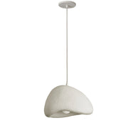 Dainolite 1 Light Pendant in Matte Linen