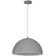 Dainolite 1 Light Pendant, Grey