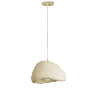 Dainolite 1 Light Pendant, Matte Beige