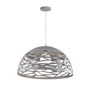 Dainolite 1 Light Pendant, Millstone Finish