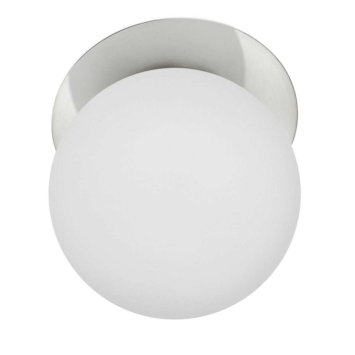 Dainolite 1 Light Polished Chrome Incandescent Wall Sconce with White Glass Globe