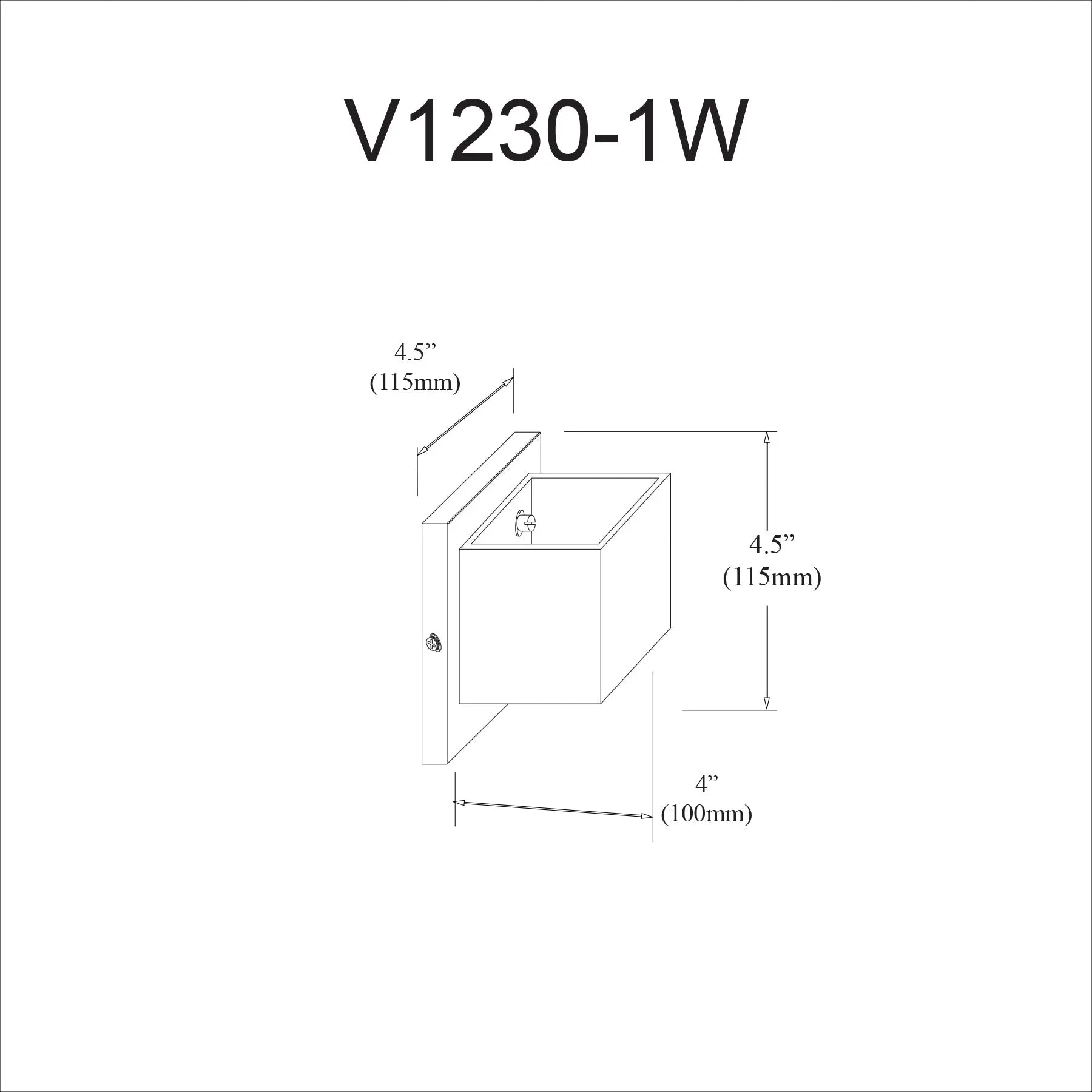 Dainolite 1 Light Sconce, Polished Chrome, Frosted White Glass