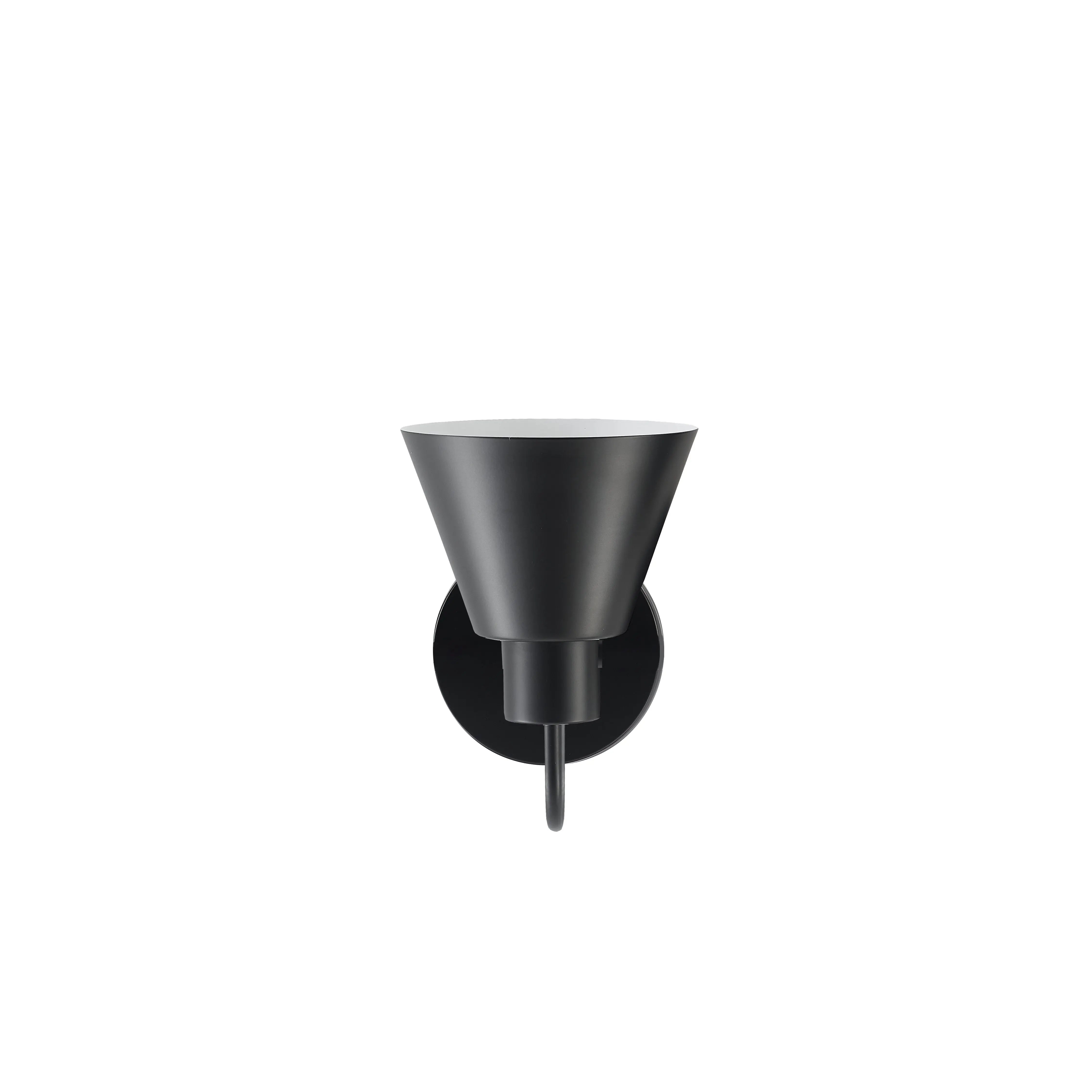 Dainolite 1 Light Wall Sconce in Matte Black
