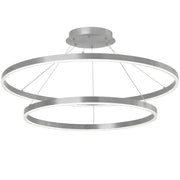 Dainolite 103W Colour Changing Temperature Chandelier, Silver with White Acrylic Diffuser103W Colour Changing Temperature Chandelier, Silver with White Acrylic Diffuser