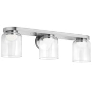 Dainolite 10W LED Nadine Vanity Polished Chrome w/ Clear Glass