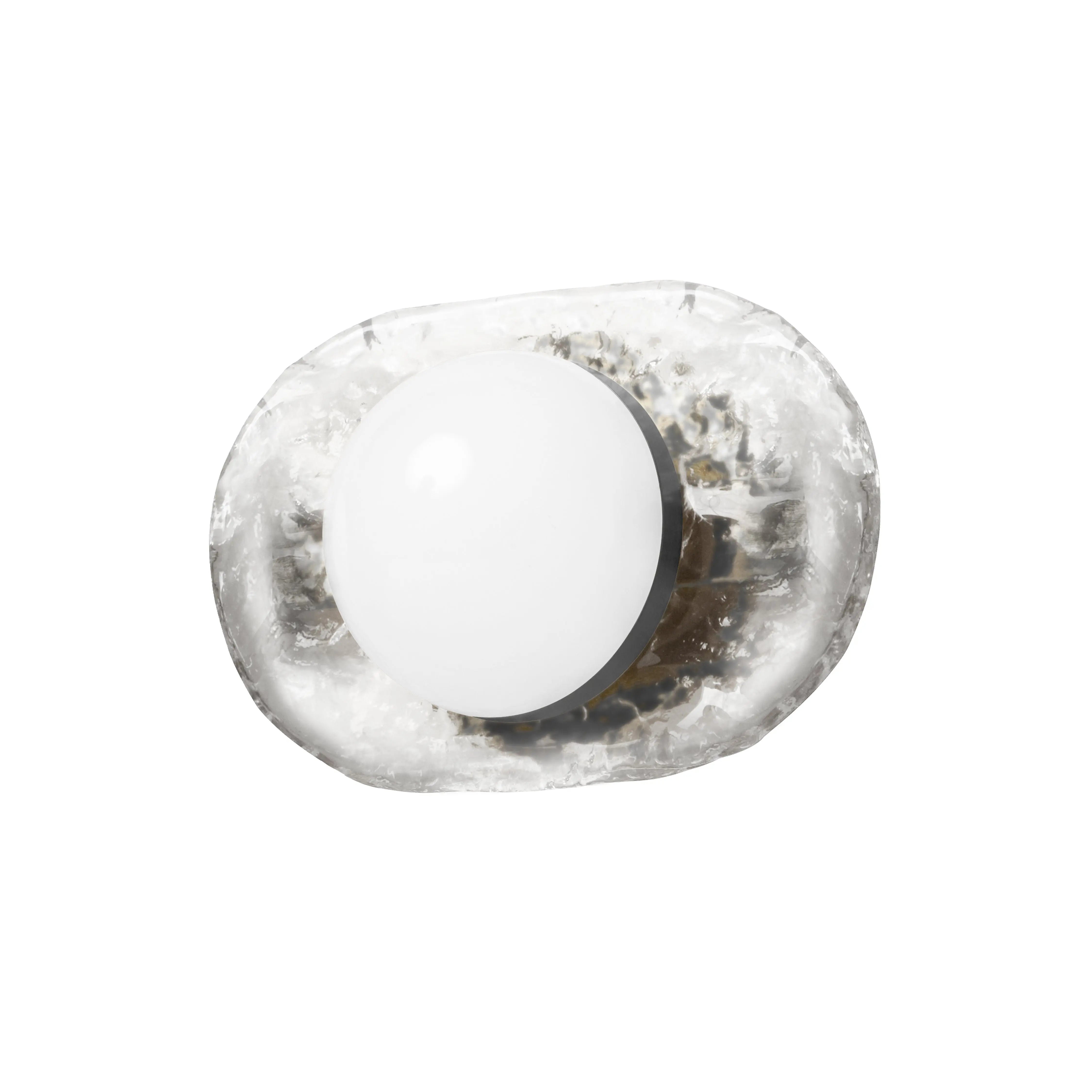 Dainolite 10W Wall Sconce Matte Black with Clear Glass