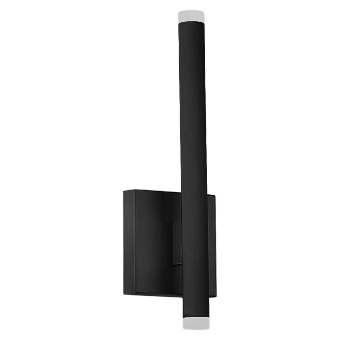 Dainolite 10W Wall Sconce, Matte Black with White Acrylic Diffuser