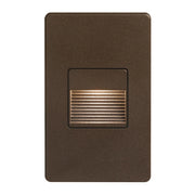 Dainolite 120VAC input, L125mmxW78mmxH37mm, 2700K, 3.3W IP65, Bronze Wall LED Light