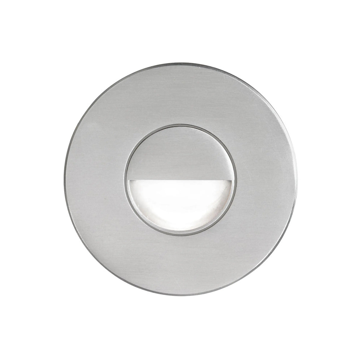Dainolite 120VAC input, Ø88xH82mm, 2700K, 3.3W IP65, Brushed Aluminum Wall LED Light.
