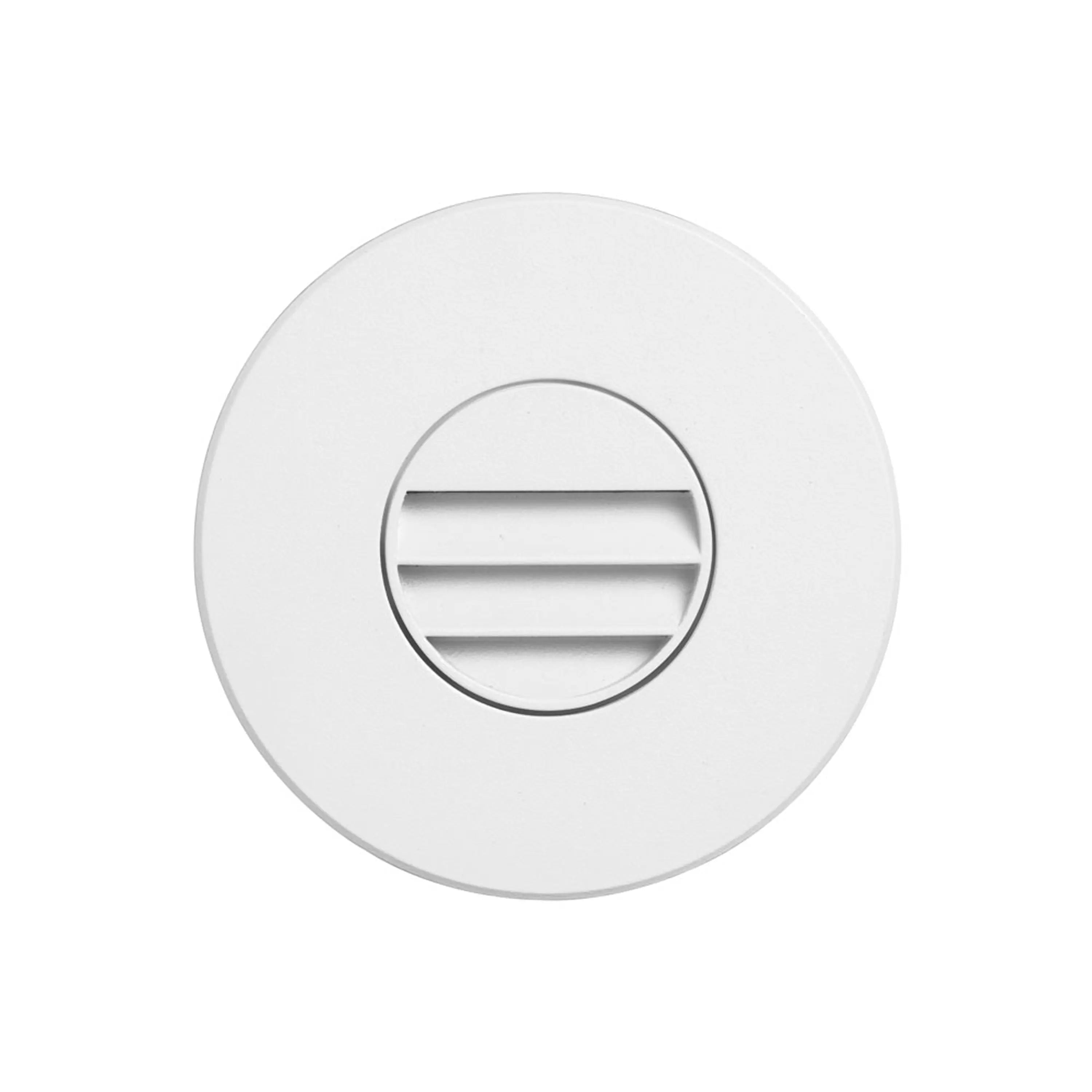 Dainolite 120VAC input, Ø88xH82mm, 2700K, 3.3W IP65, White Wall LED with Louver