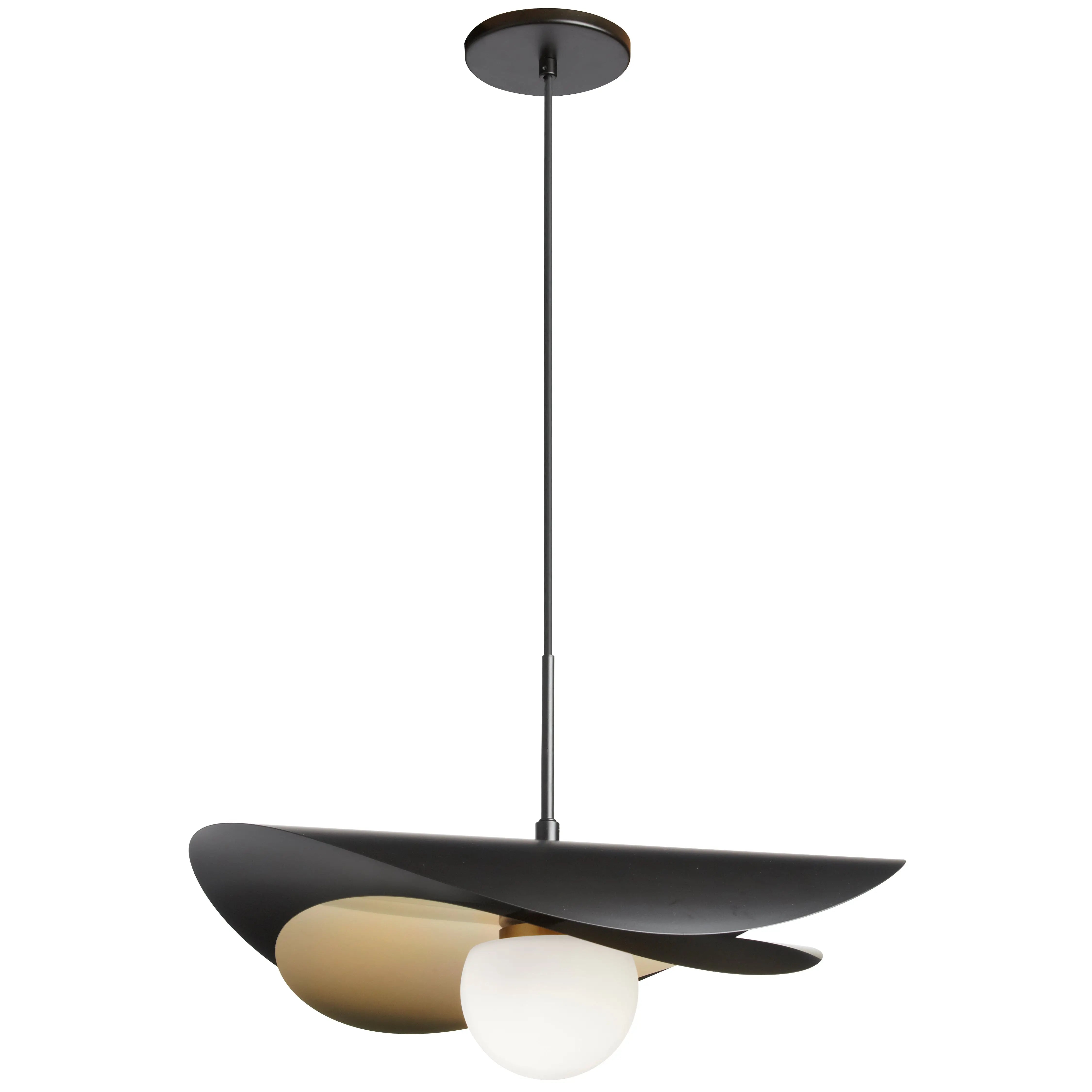 Dainolite 12W LED Paven Pendant Matte Black