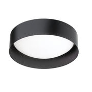 Dainolite 14W Flush Mount Matte Black Metal Shade
