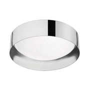 Dainolite 14W Flush Mount Polished Chrome Metal Shade