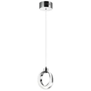 Dainolite 14W LED Pendant Polished Chrome Finish