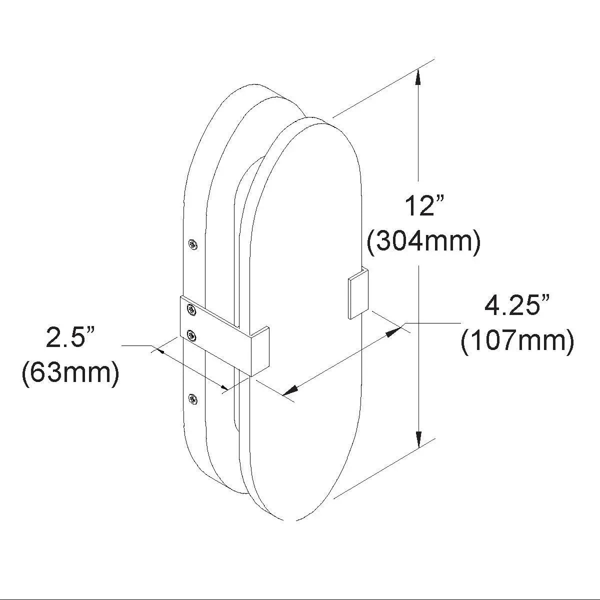 Dainolite 15W Aged Brass Wall Sconce with Alabaster Glass