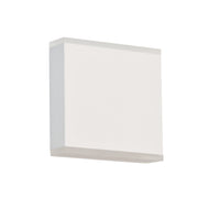 Dainolite 15W LED Wall Sconce, Matte White with Frosted Acrylic Diffuser
