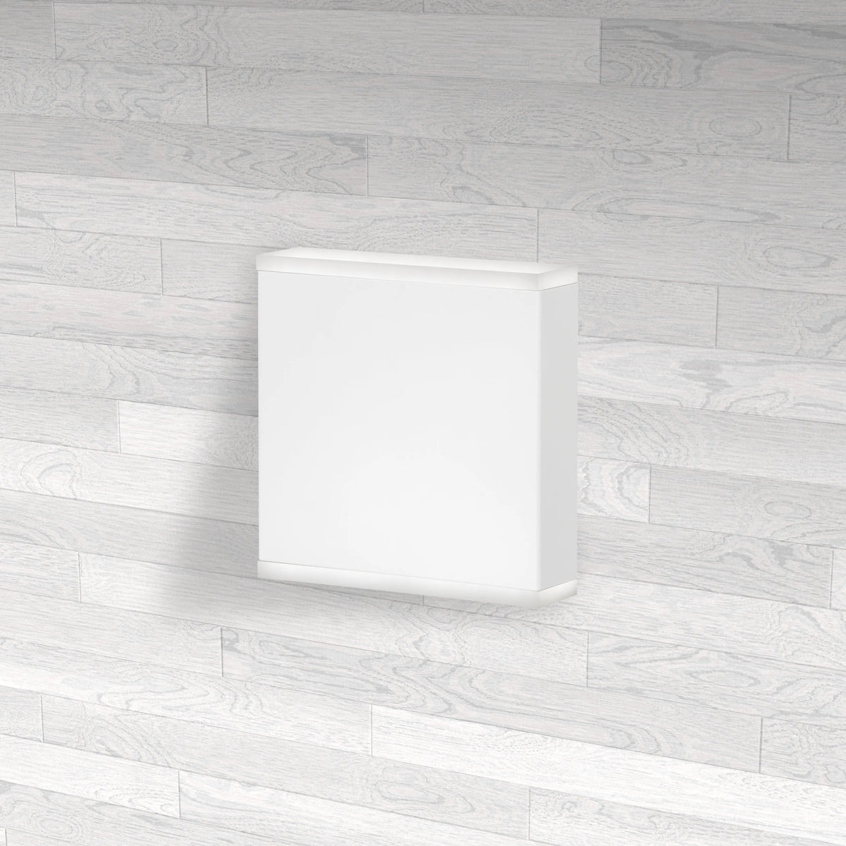 Dainolite 15W LED Wall Sconce, Matte White with Frosted Acrylic Diffuser