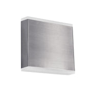 Dainolite 15W LED Wall Sconce, Satin Chrome with Frosted Acrylic Diffuser