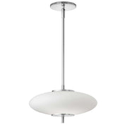 Dainolite 16W Pendant Polished Chrome with Opal Glass