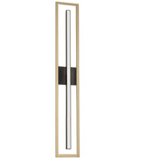 Dainolite 18W Aged Brass & Matte Black Vanity ARL-2818LEDW-AGB-MB