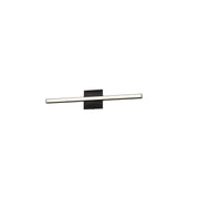 Dainolite 18W Matte Black Vanity w/ White Acrylic Diffuser