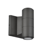 Dainolite 2 Light Matte Black Wall Sconce