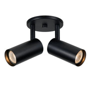 Dainolite 2 Light Spot Light in Matte Black