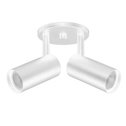 Dainolite 2 Light Spot Light in Matte White