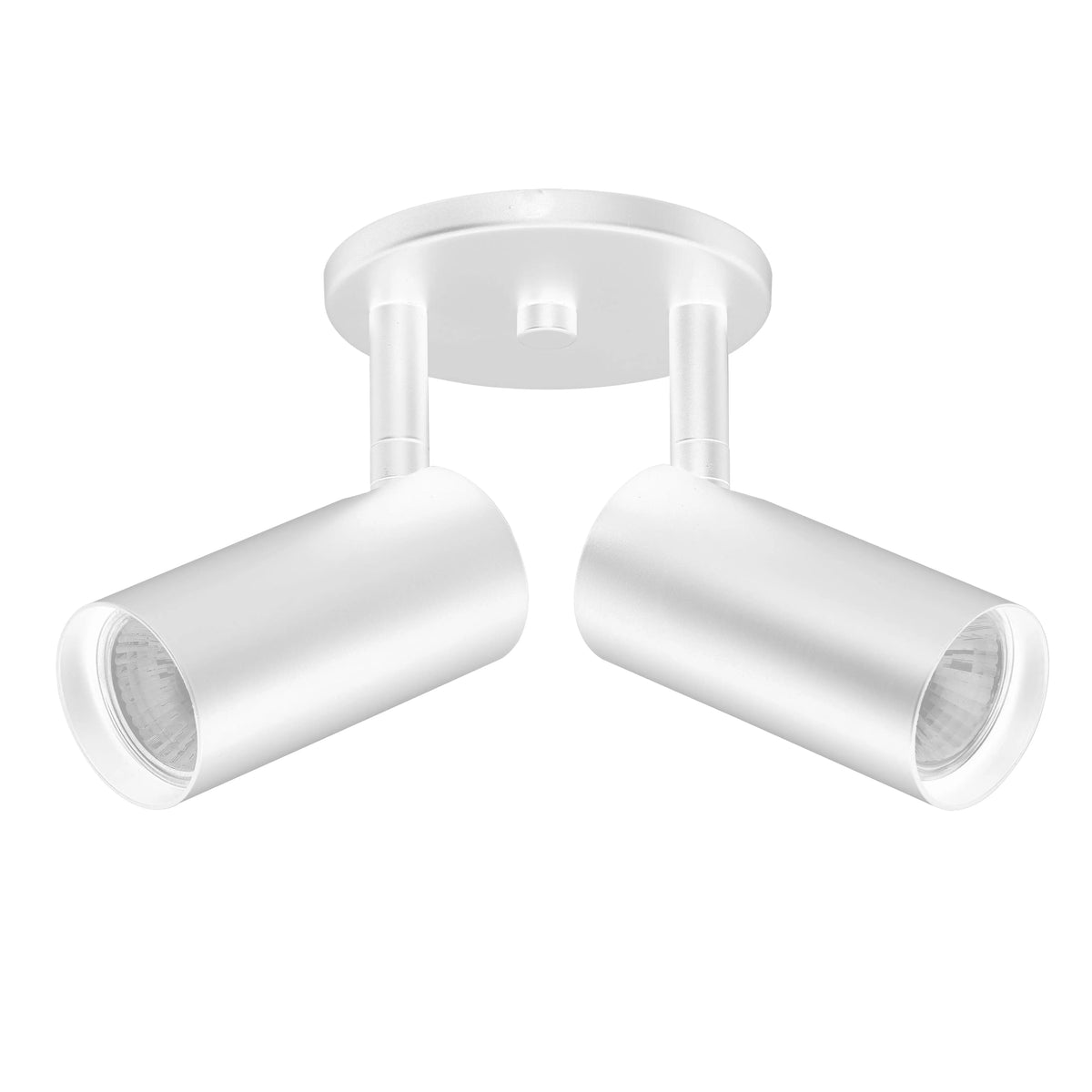 Dainolite 2 Light Spot Light in Matte White