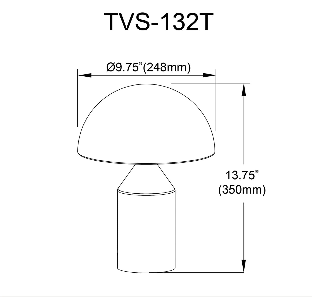 Dainolite 2 Light Table Lamp in Satin Nickel
