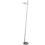Dainolite 20W Floor Lamp Satin Chrome