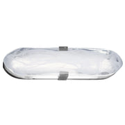 Dainolite 20W Wall Sconce Polished Chrome with Alabaster Glass
