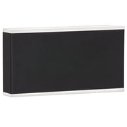 Dainolite 20W Wall Sconce, Matte Black with Frosted Acrylic Diffuser