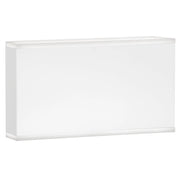 Dainolite 20W Wall Sconce, Matte White with Frosted Acrylic Diffuser