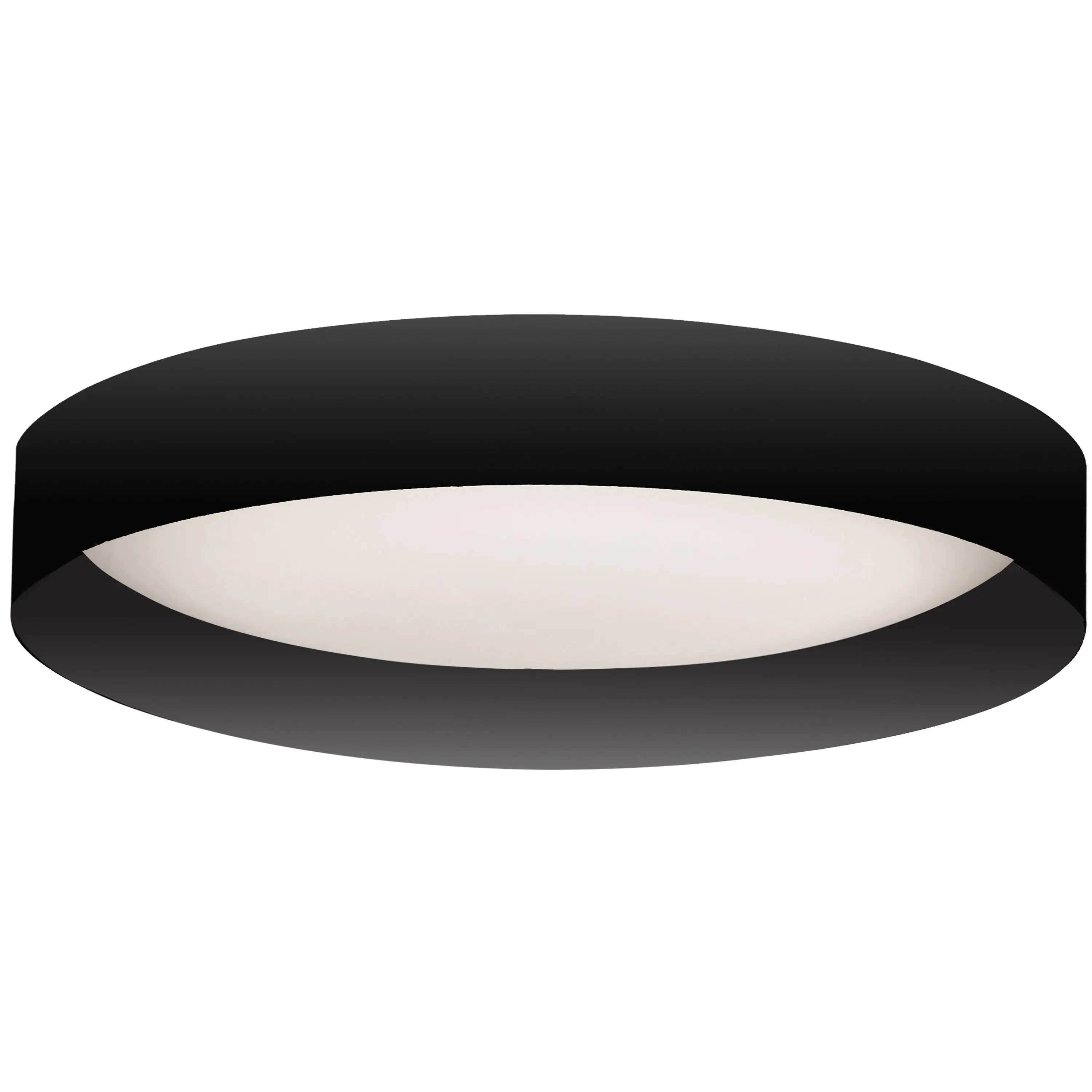 Dainolite 22W Flush Mount w/ Matte Black Metal Shade