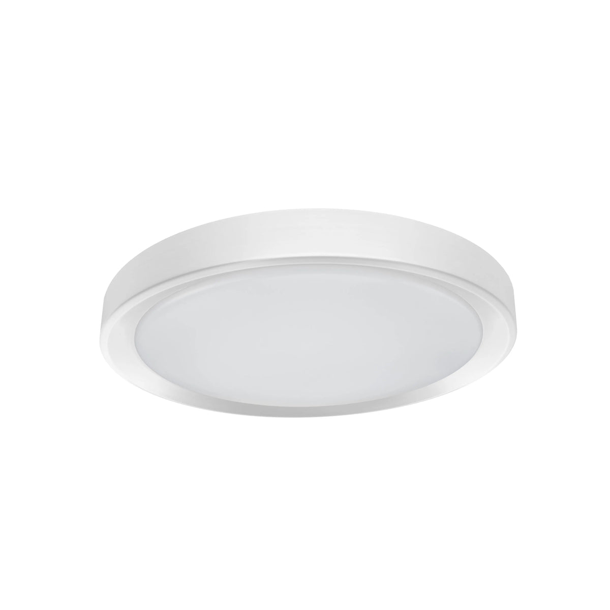 Dainolite 24W 3CCT Flush Mount Matte White with White Diffuser