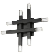 Dainolite 24W Matte Black Wall Sconce w/ Acrylic Diffuser