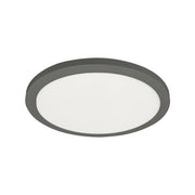 Dainolite 25W Matte Black Flush Mount 5CCT