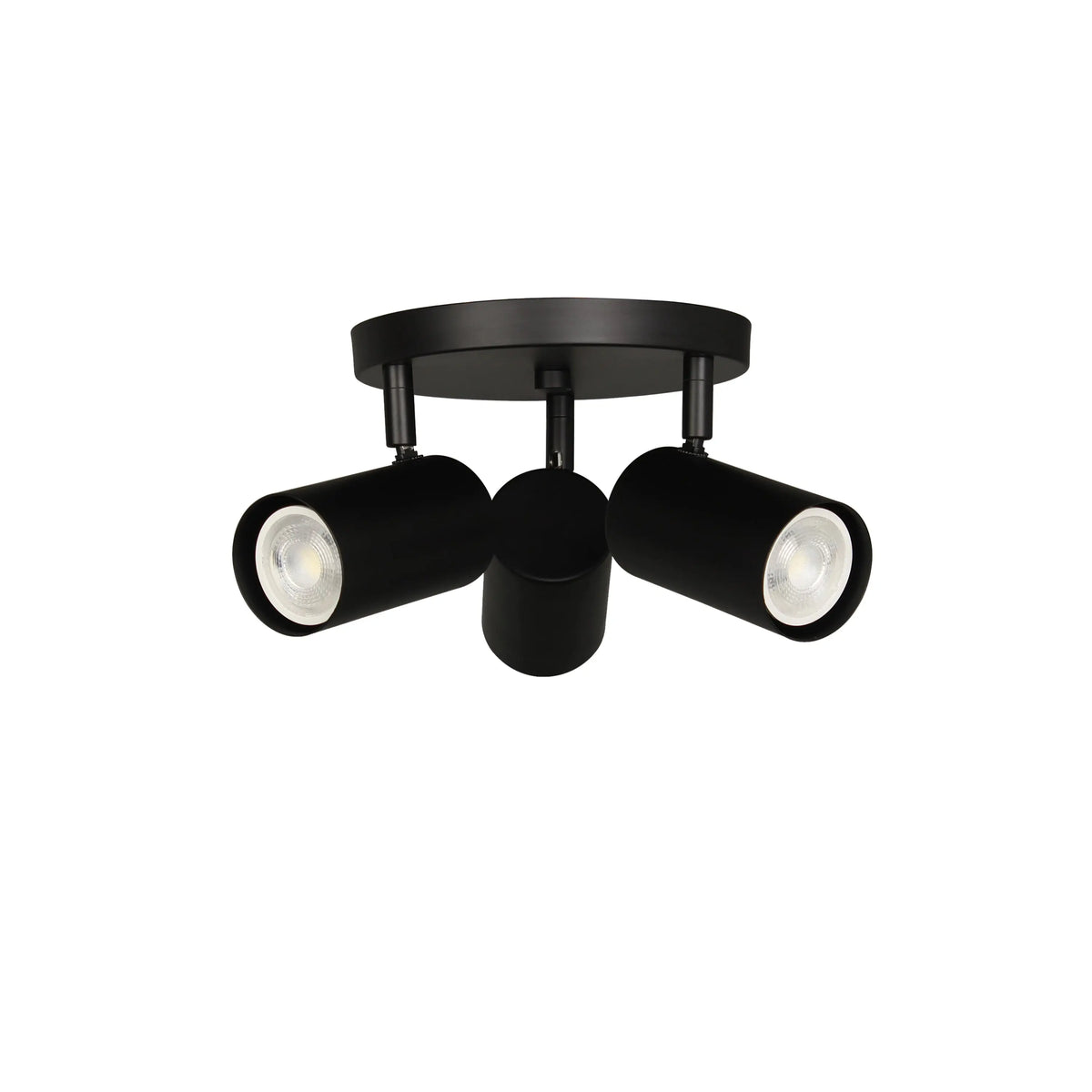 Dainolite 3 Light Spot Light in Matte Black