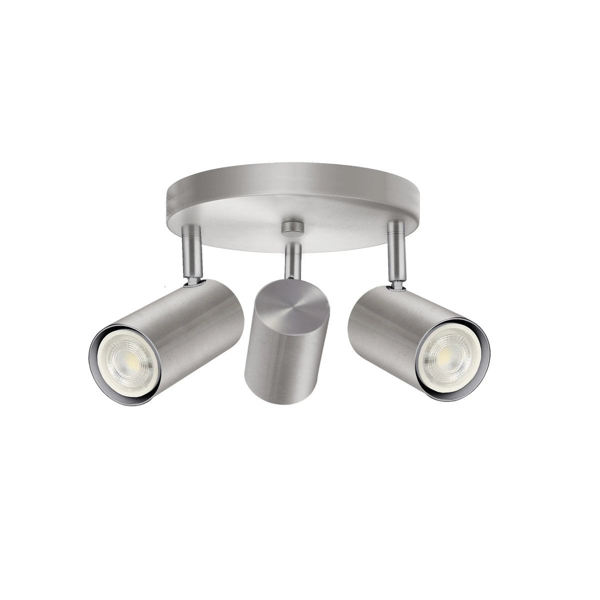 Dainolite 3 Light Spot Light in Satin Chrome
