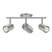 Dainolite 3 Light Track Light in Satin Chrome
