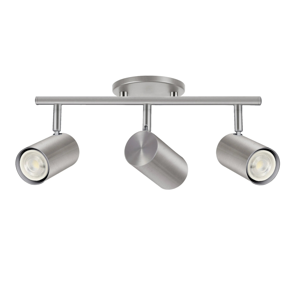 Dainolite 3 Light Track Light in Satin Chrome