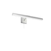 Dainolite 30W 24" Picture Light, Satin Chrome with Frosted Glass Diffuser