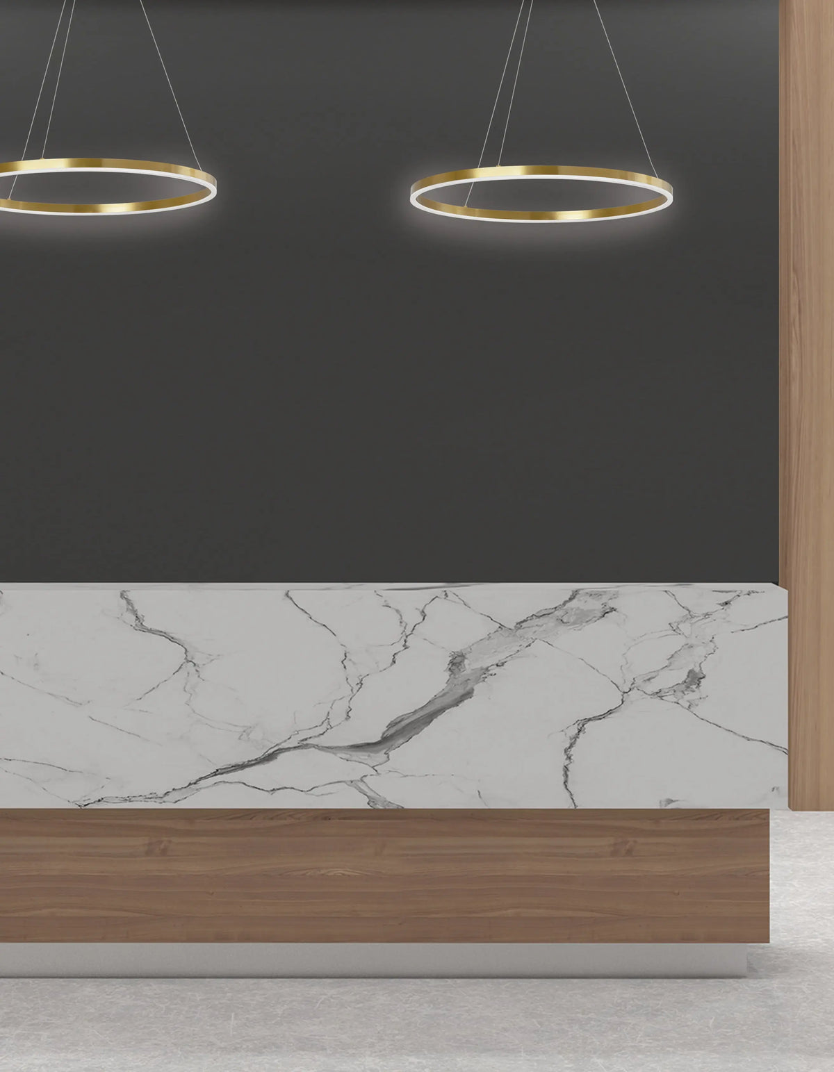 Dainolite 30W Colour Temperature Changing Chandelier, Aged Brass with White Acrylic Diffuser