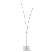 Dainolite 30W Floor Lamp, Matte White w/ White Acrylic Diffuser