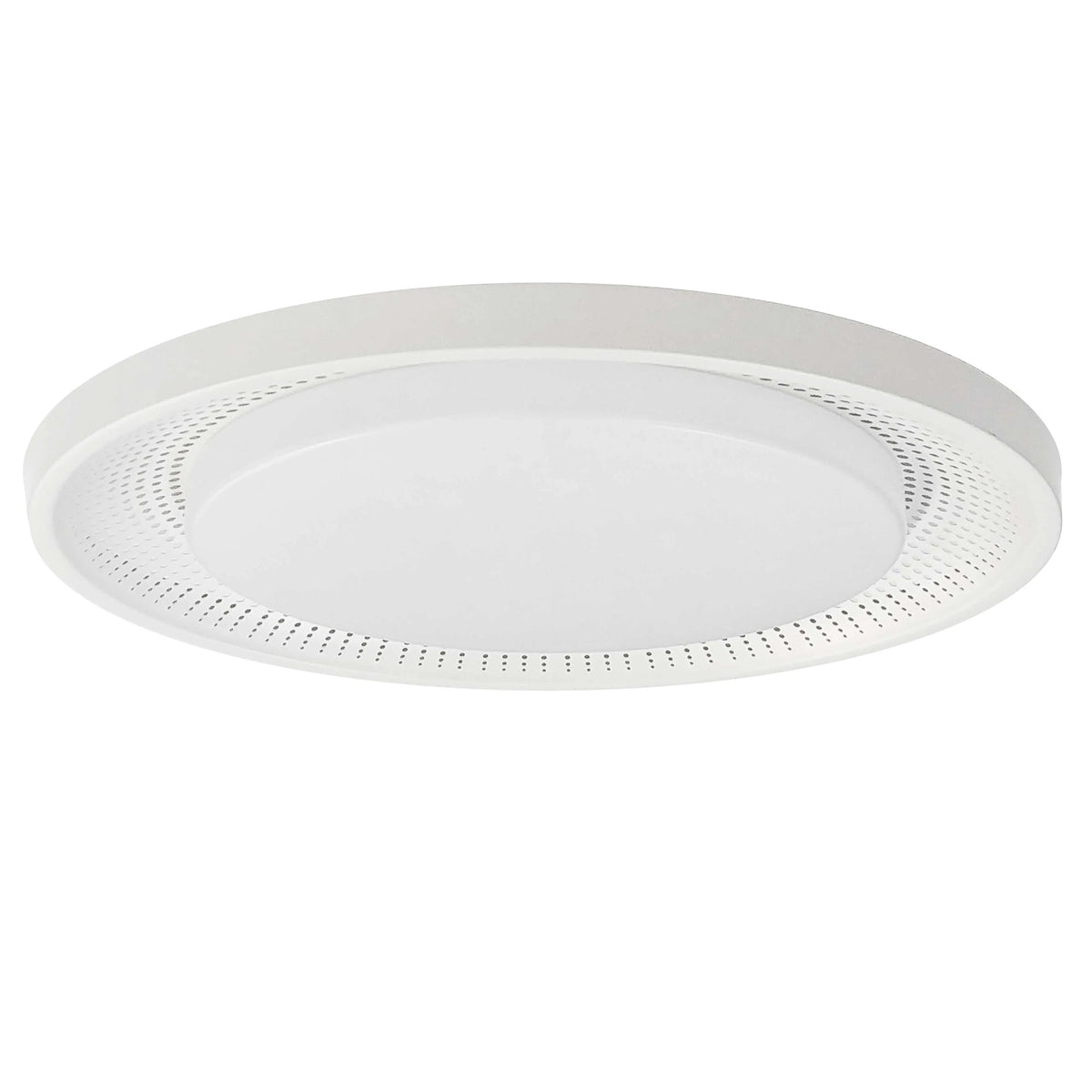 Dainolite 30W Flush Mount Matte White with White Acrylic Diffuser