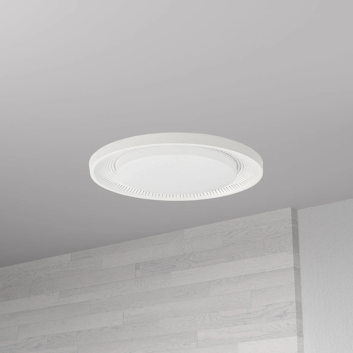 Dainolite 30W Flush Mount Matte White with White Acrylic Diffuser