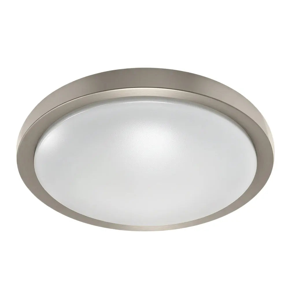 Dainolite 30W Flush Mount, Satin Chrome Finish