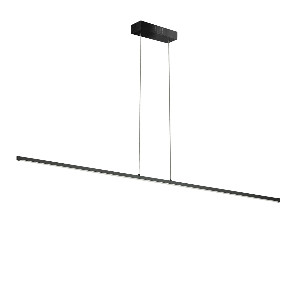 Dainolite 30W Horizontal Pendant, Matte Black with White Acrylic Diffuser